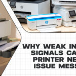 hp printer network issue