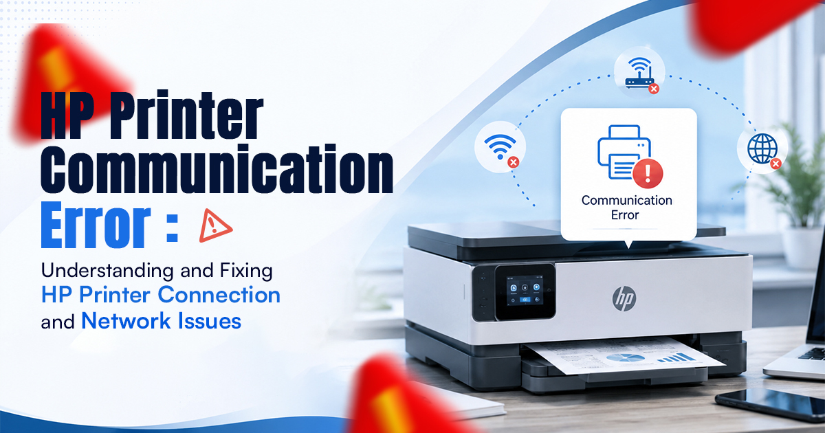 HP Printer Communication Error