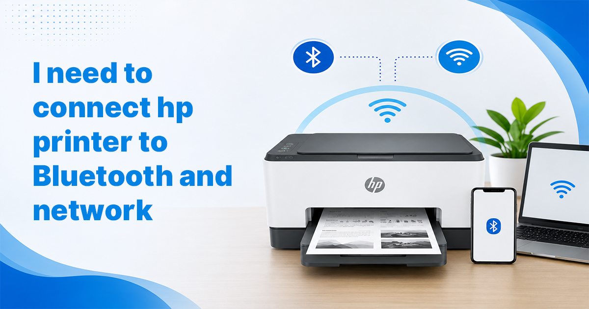 Connect HP Printer to Bluetooth