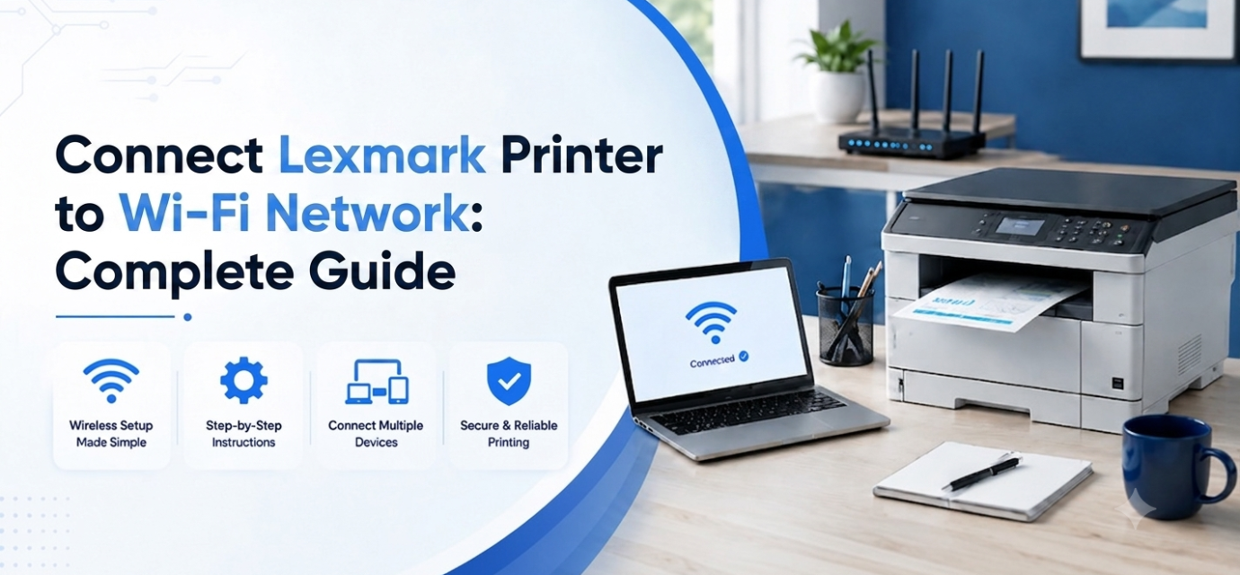 connect Lexmark printer to Wi-Fi