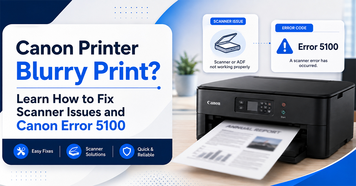 Canon Printer Blurry Print