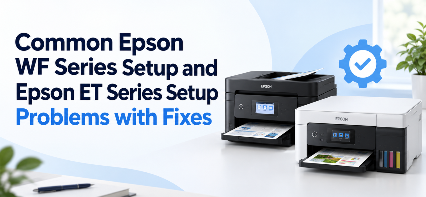 Common Epson WF Series Setup and Epson ET Series Setup Problems with Fixes